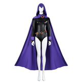 Anime Teen Titans Raven Rachel Roth Cosplay Costume Cape Set - Coscosmos